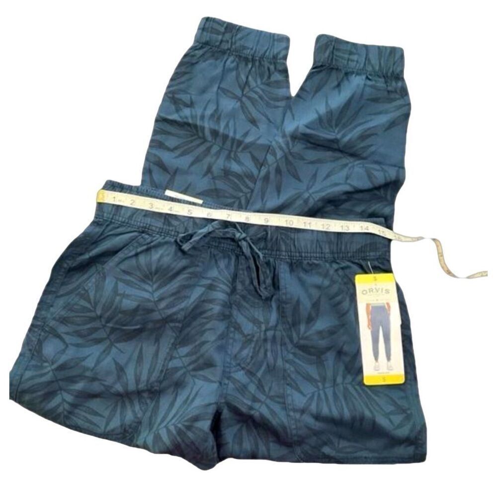 ORVIS The Perfect Travel Pant Ladies’ Tencel Jogger Blue Bay Leaves Sz Small NWT - Picture 6 of 10